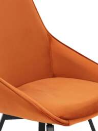 Barker and Stonehouse Beckton Dining Chair in Orange - thumbnail 4