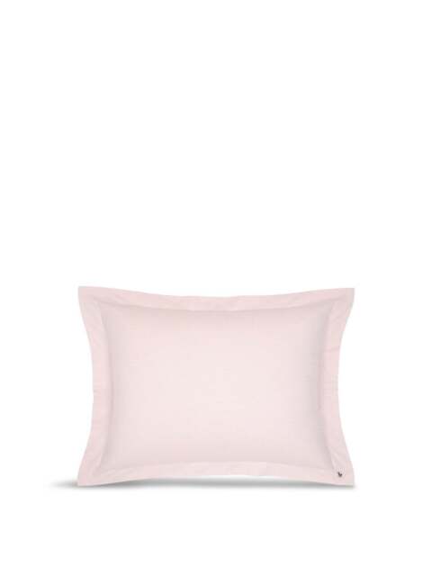 Ralph Lauren Home Oxford Pillowcase Pink in Rosette, Cotton/Linen, Size Standard - image 1