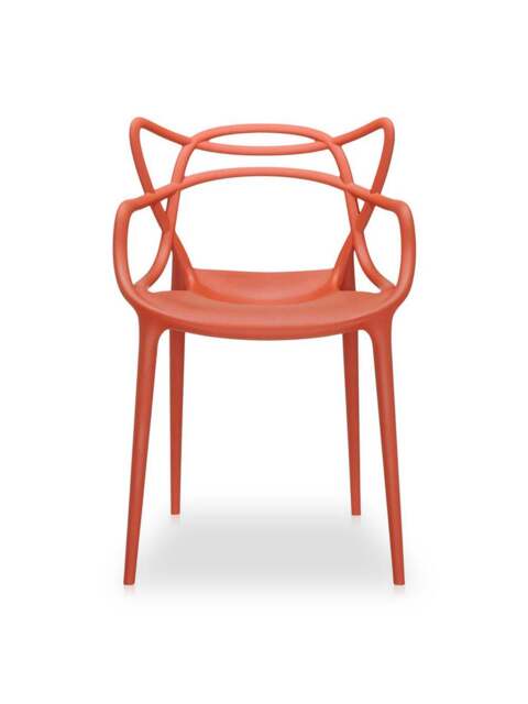 Barker and Stonehouse Masters Modern Dining Chair in orange