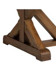 Barker and Stonehouse Penna Extending Dining Table in Neutral - thumbnail 4