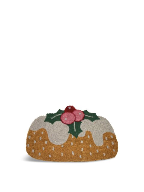 Christmas Pudding Shaped Doormat