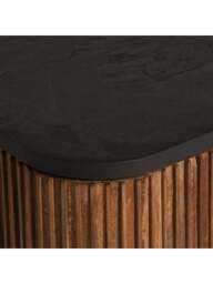 Barker and Stonehouse Trinidad Fluted Reclaimed Teak Wood Sideboard, in Brown, Size 160cm - thumbnail 5