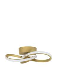Heal's Ribbon Led Flush Surface Light in Gold, Ceramic - thumbnail 3