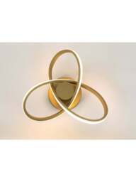 Heal's Ribbon Led Flush Surface Light in Gold, Ceramic - thumbnail 2