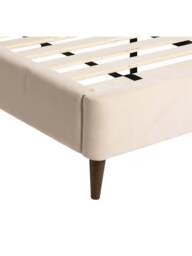 Barker and Stonehouse Reyes Fabric King Bed Frame in Neutral - thumbnail 4
