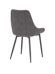 Barker and Stonehouse Emmett Cord Fabric Dining Chair in Grey - thumbnail 3