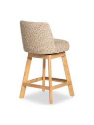Barker and Stonehouse Darnford Fabric Counter Stool in Neutral - thumbnail 3