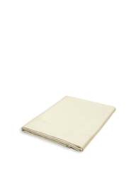 Bedeck of Belfast Fine Linens 400 Thread Count Sateen Plain Dye Cover Set in Chalk, Cotton, Size Double - thumbnail 4