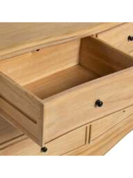 Barker and Stonehouse Cecile Light Wooden French Style 6 Drawer Chest in Neutral - thumbnail 5