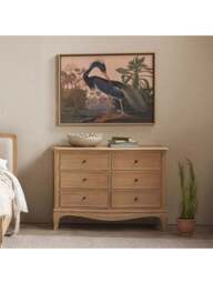 Barker and Stonehouse Cecile Light Wooden French Style 6 Drawer Chest in Neutral - thumbnail 2