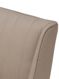 Barker and Stonehouse Belize Right Hand Corner Bench in Taupe, Faux Leather - thumbnail 4