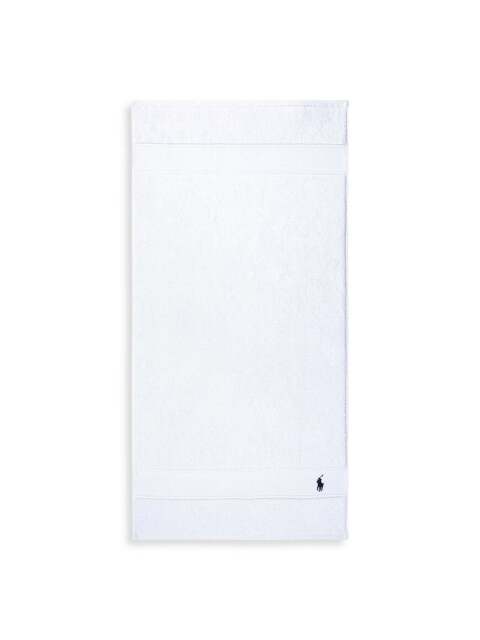 Ralph Lauren Home Polo Player Hand Towel in White, Cotton - image 1