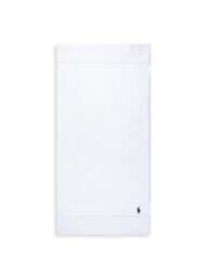 Ralph Lauren Home Polo Player Hand Towel in White, Cotton - thumbnail 1