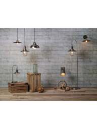 Dar Lighting Hannover 1 Light Pendant in Black - thumbnail 3