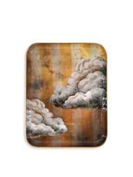 Boncoeurs Demi Plateau Nuage Tray in Brown