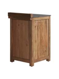 Barker and Stonehouse Grenada Reclaimed Teak Wood 3 Drawer Grill Table in Neutral - thumbnail 5