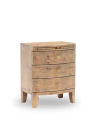 Barker and Stonehouse Lewes Bedside Cabinet in Neutral - thumbnail 1