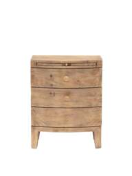 Barker and Stonehouse Lewes Bedside Cabinet in Neutral - thumbnail 2