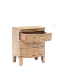 Barker and Stonehouse Lewes Bedside Cabinet in Neutral - thumbnail 3