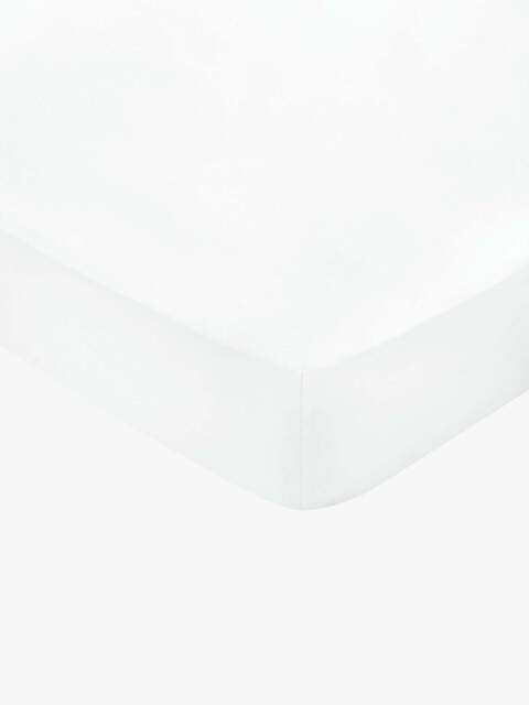 Bedeck of Belfast Fine Linens 600 Thread Count Egyptian Fitted Sheet in Grey, Cotton, Size Single