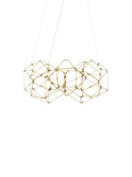 Heal's Supernova Led Oval Pendant in Gold
