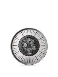 Libra Interiors Palladium Wall Clock With Moving Dials Black N in Black Nickle, Size 100x8x100 - thumbnail 1