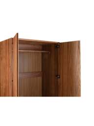 Heal's Lars 2 Door Wardrobe in Walnut, Size W100 x D60 - thumbnail 3