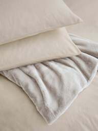 Helena Springfield Cosy Throw in Linen, Cotton, Size 130x170cm - thumbnail 2