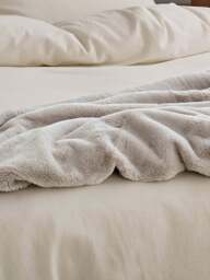 Helena Springfield Cosy Throw in Linen, Cotton, Size 130x170cm - thumbnail 3