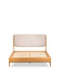 Barker and Stonehouse Winchester Upholstered Super King Bed Frame in Neutral - thumbnail 1
