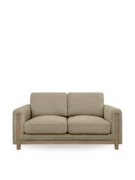 Barker and Stonehouse Reynard Fabric Loveseat 2 Seater in Neutral