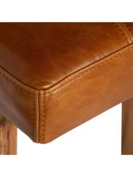 Barker and Stonehouse Caledon Bar Stool in Brown, Leather - thumbnail 2