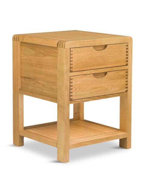 Barker and Stonehouse Ercol Bosco 2 Drawer Bedside Cabinet in Neutral - image 1