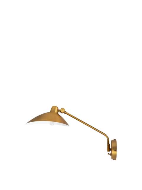 Heal's Milton Swing Arm Wall Light Brass in Gold, Size 34x21x52.2 - image 1