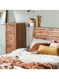 Barker and Stonehouse Charlie Reclaimed Wood 6 Drawer Lingerie Tallboy in Reclaimed Oakland Finish - thumbnail 2