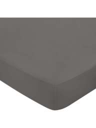 Bedeck of Belfast Fine Linens 400 Thread Count Sateen Flat Sheet in Charcoal, Cotton, Size King - thumbnail 4