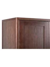 Heal's Brunel Double Wardrobe Dark Wood in Brown, Size 100x55x176 - thumbnail 3