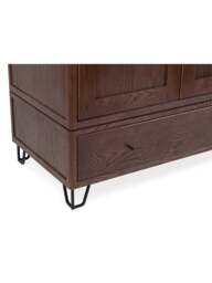 Heal's Brunel Double Wardrobe Dark Wood in Brown, Size 100x55x176 - thumbnail 4