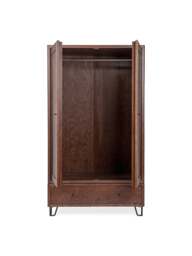 Heal's Brunel Double Wardrobe Dark Wood in Brown, Size 100x55x176 - thumbnail 2