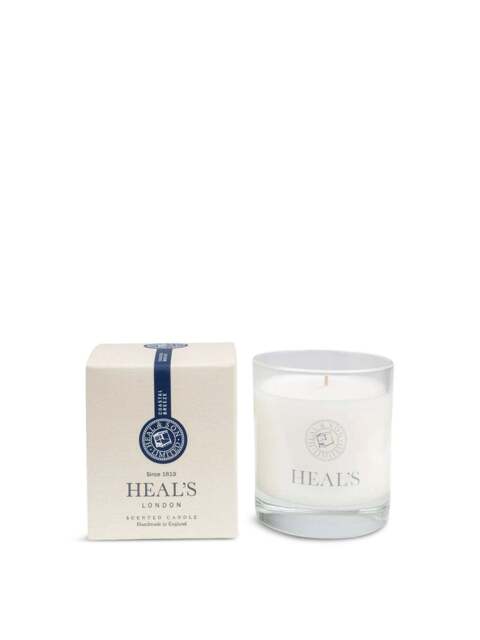 Heal's Coastal Breeze Scented Candle in Blue, Glass