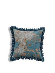 Morris & Co Bird Cushion in Webb's Blue