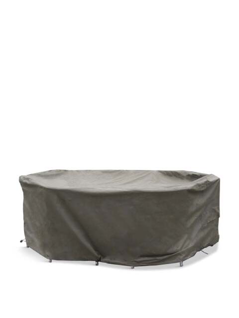 Bramblecrest Elliptical Table Set Cover in Khaki