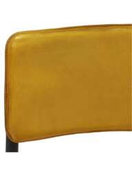 Barker and Stonehouse Twyford Dining Chair in Yellow, Leather - thumbnail 4
