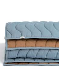 Mamas & Papas Baby Cot Quilt Blue in Blue/Yellow, Cotton - thumbnail 3