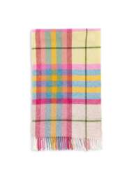 Bronte Falmouth Blanket in Ivory Pink, Lambswool - thumbnail 1