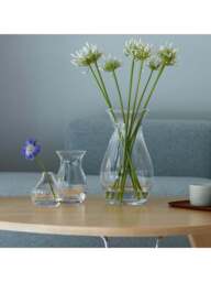 LSA Flower Posy Vase H17.5Cm in Clear - thumbnail 3