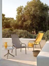 Nardi Net Lounge Set With 2 Chairs & Spritz Table Tortora - thumbnail 2