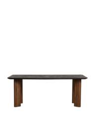 Barker and Stonehouse Trinidad Reclaimed Teak Wood Dining Table in Brown - thumbnail 3