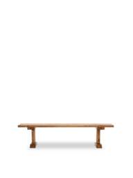 Barker and Stonehouse Covington Reclaimed Wood Dining Bench in Brown, Size 200cm