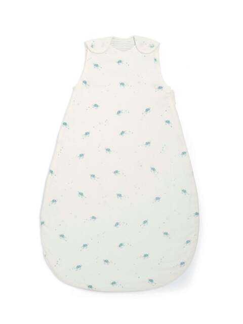 Mamas & Papas Dreampod Turtle Print 0-6 2.5 Tog in Blue/Green, Cotton